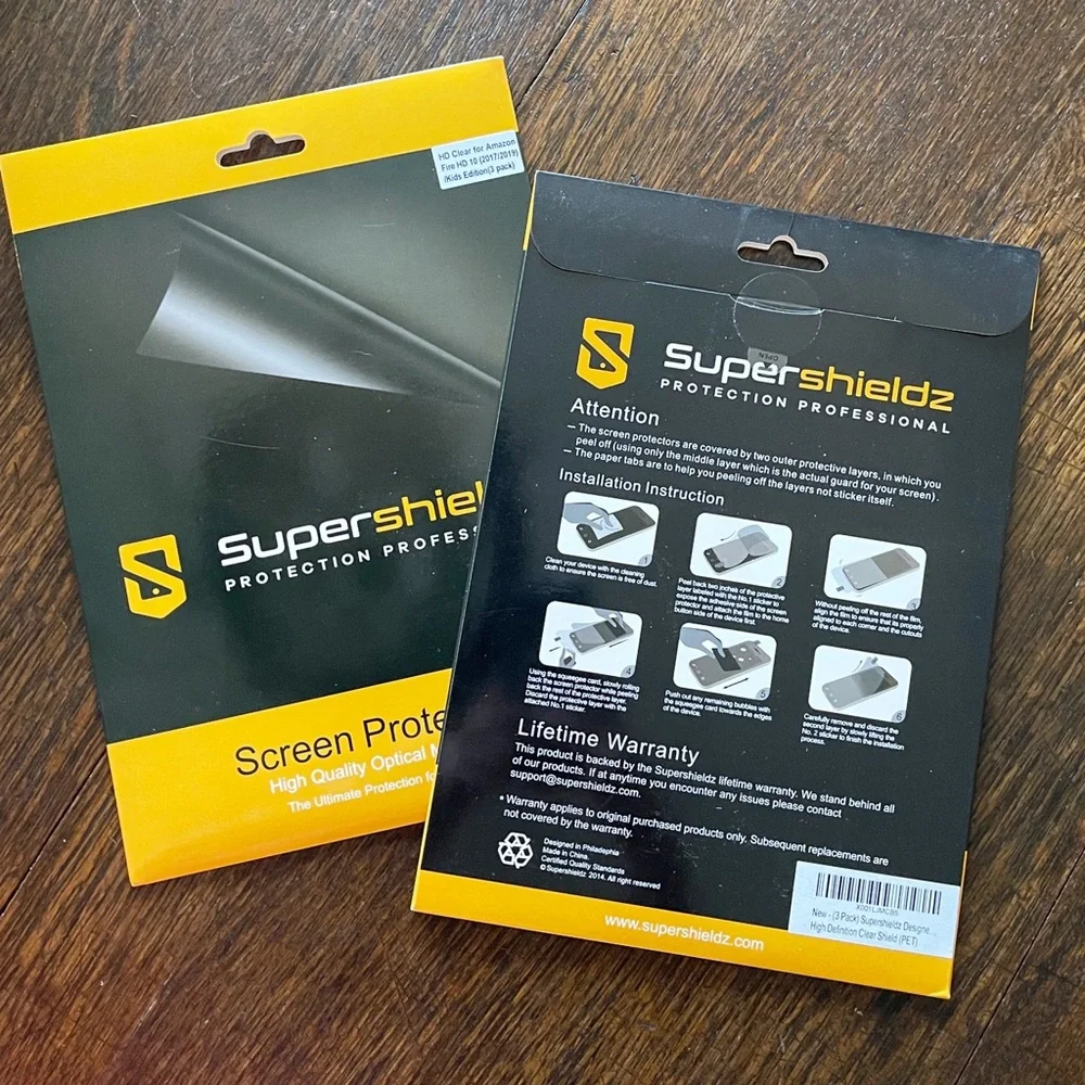 2 Packs- Screen Protectors -HD8/Kindle Fire HD8 Kids Edition-Super Shields